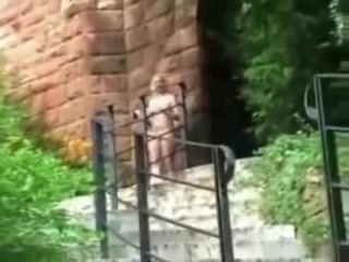 Flashing pussy in public places