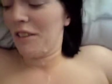 Busty tramp let me cum on her face