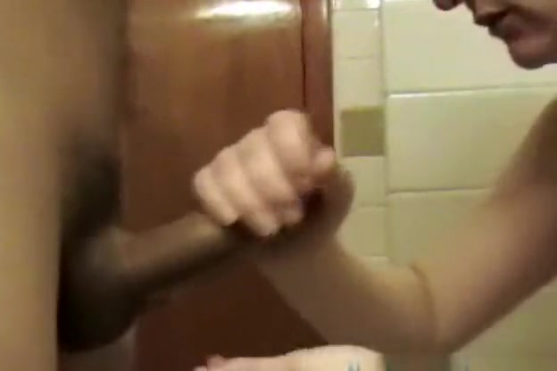Bathroom Blowjob And Mouthful