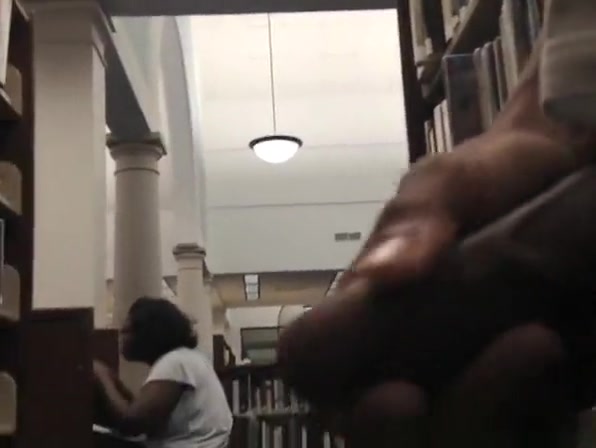 Black Dude Masturbates In Library