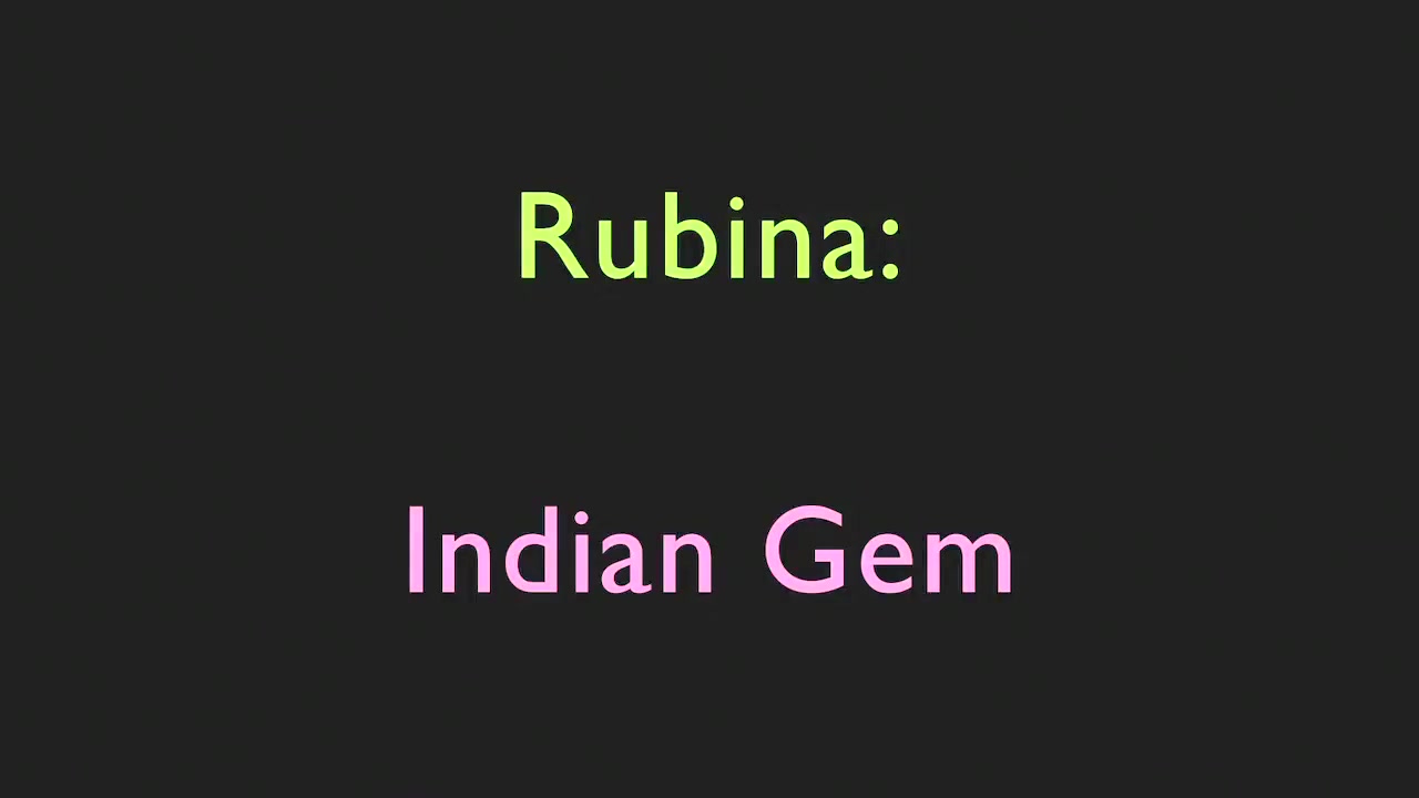 East Indian Babe Rubina