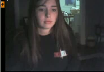 Busty girl on webcam with big titties