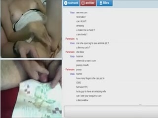 RouletteChat 23 -  Couple Excite Me & CUM Together - CHK