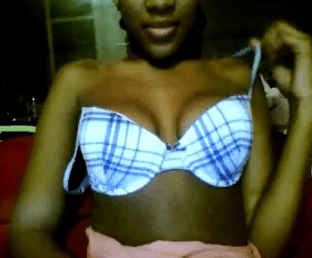 Hot Ebony Girl Loves To Tease On Webcam 1