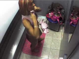 Hot girls take their clothes off in voyeur amateur clip