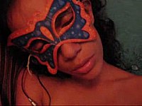 Masked Mexican slut gets naked