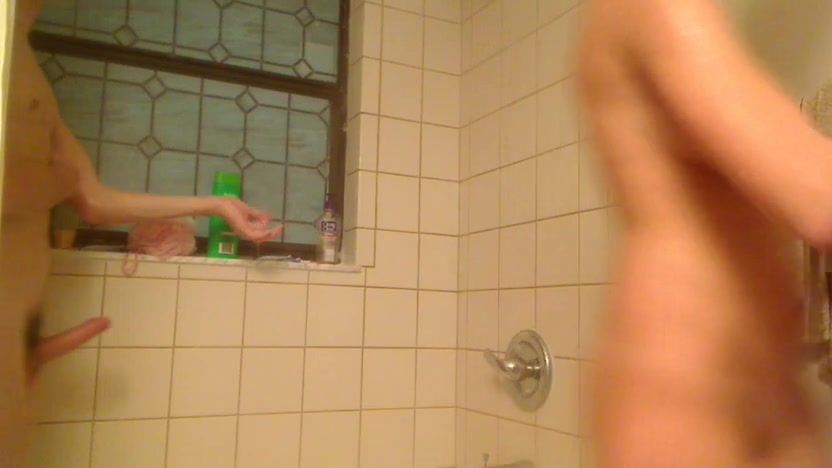 Teens amateur steamy shower