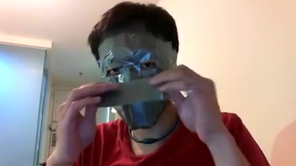 Duct Tape face wrap