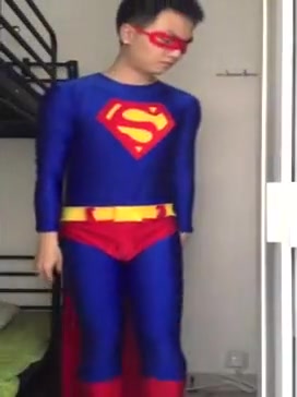 Superman strips down to slutty undies