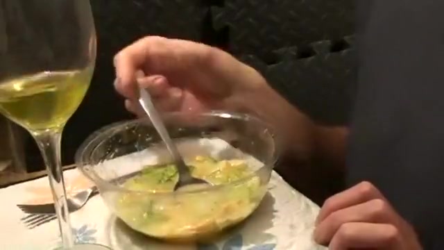 Salad drenched in piss