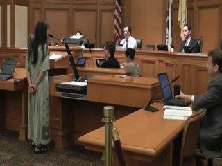 Hippy Nudist Undresses Off During Court Hearing