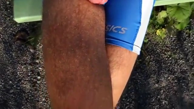 re wetting spandex lycra shorts outside public risky