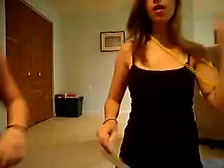Two teen bitches dancing seductively