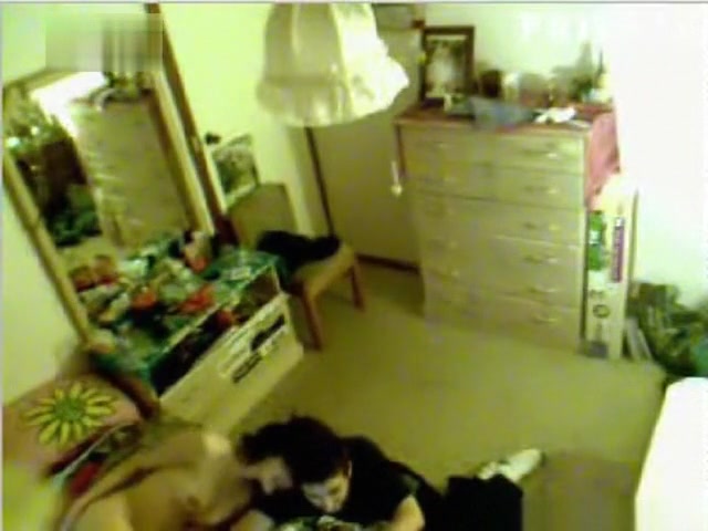 Dude watches his american brunette stickam gf masturbating with a vibrator on her bed
