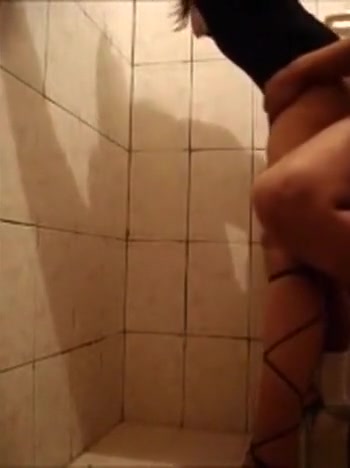 Hot partygirl gets fucked in a toilet of a disco