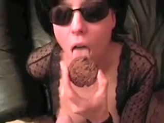 Dirty French girl in sunglasses sucks my dick until she gets a facial