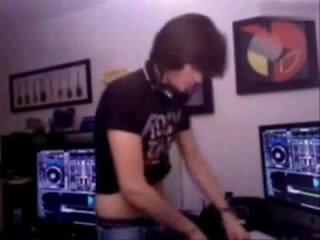 juan felipe crazy DJ, cock in webcam