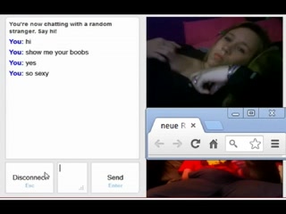hot gal and me on omegle