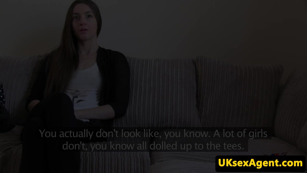 UK interview amateur facialized by sex agent
