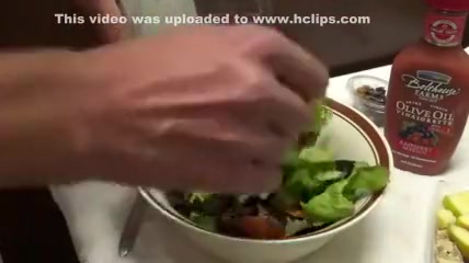 Salad with Raspberry Dressing and Piss